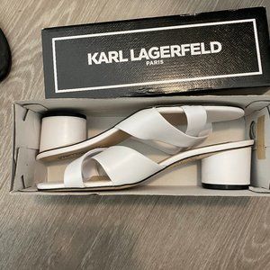 Fawn Leather Cross-Strap Sandals (NWT)